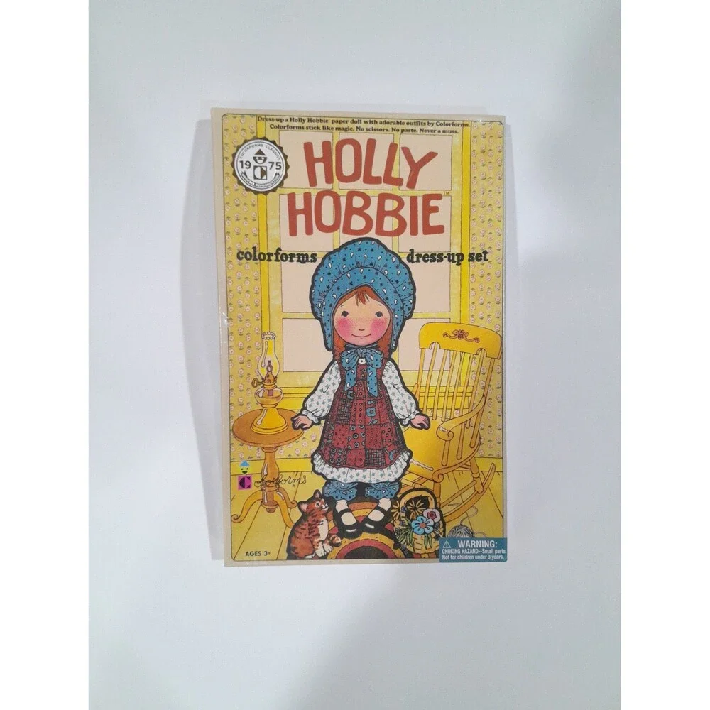 Holly Hobbie  Colorforms Dress Up Kit, Description